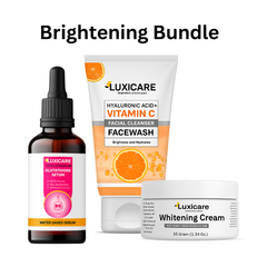 Brightening Bundle – Glutathione Serum, Brightening Cream, and Vitamin C Wash