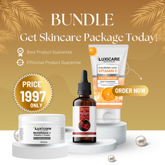 Brightening Bundle – Vitamin C Facewash, Niacinamide Serum & Glutathione Cream