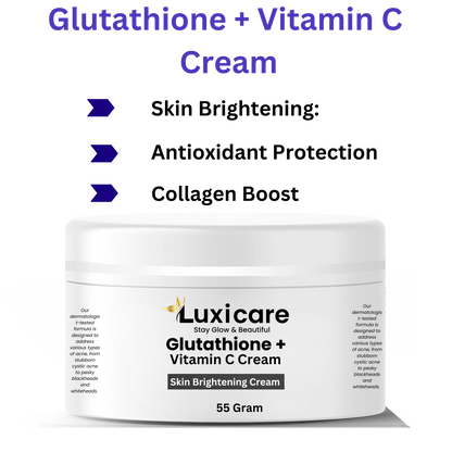 Glutathione + Vitamin C Cream for Skin Brightening